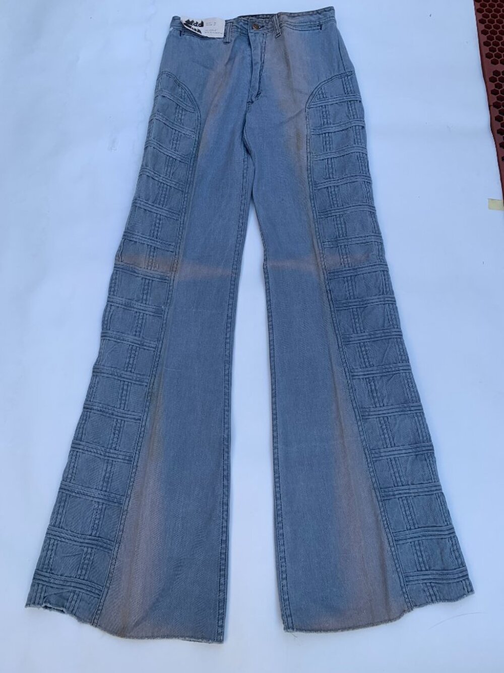 Mad Man Women's Bell Bottom 100% Cotton Jeans Made in Hong Kong